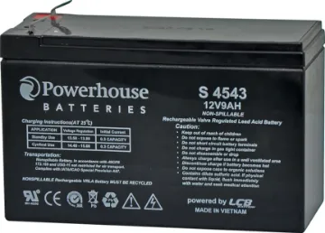 12V 9Ah Sealed Lead Acid (SLA) Gel Battery 6.3mm/F2 This 12V 9Ah sealed lead acid (SLA) battery is a compact battery for powering 12V equipment.