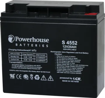12V 20Ah Sealed Lead Acid (SLA) Battery M5/F3 This 12V 20Ah sealed lead acid (SLA) battery is a compact battery for powering 12V equipment.