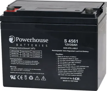 12V 35Ah Sealed Lead Acid (SLA) Battery M6/F8 This 12V 35Ah sealed lead acid (SLA) battery is a compact battery for powering 12V equipment.