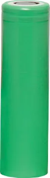 18650 2500mAh High Output Li-Ion Rechargeable Battery These high performance 18650 lithium ion 3.7V batteries offer high performance and long life from a compact package. They are 18.6mm in diameter and 65mm long. They offer a higher maximum current output than the standard 18650 batteries.