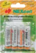 Pack of 4 high quality NiMH 2600mAh rechargeable batteries.