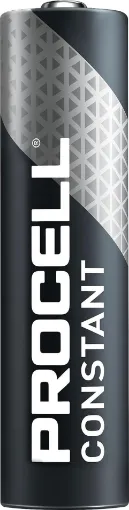 Procell Alkaline Constant AAA industrial batteries are ideal for powering low drain professional devices which require constant current over a long period of time, such as security keypads, remote controls and glucometers.