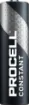 Procell Alkaline Constant AA industrial batteries are ideal for powering low drain professional devices which require constant current over a long period of time, such as security keypads, remote controls and glucometers. 