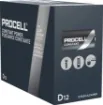 Procell Alkaline Constant D size industrial batteries are ideal for powering low drain professional devices which require constant current over a long period of time. 