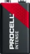 9V size, pack of 12. Procell Alkaline Intense 9V industrial batteries are recommended for use in high drain professional device.