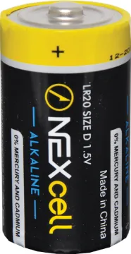 D Nexcell Mercury Free Alkaline Battery 2pk Nexcell mercury free batteries offer economy and peak performance. Nexcell batteries provide the best performance for your low-current household appliances like portable radios, or torches.