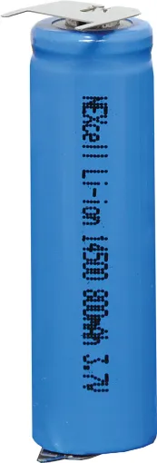 These high performance 14500 lithium ion 3.7V batteries offer high performance and long life from a compact package. They are standard AA in size.  PCB mount version.