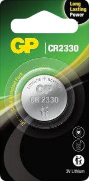 3V CR2330 Lithium Battery GP high-performing lithium coin batteries (CR2330) are energy-dense and is crafted to deliver long-lasting superior power for your smart devices including skydiving altimeter, hybrid smart watch and auto darkening welding mask.