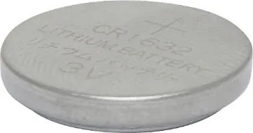 3V CR1632 Lithium Battery CR1632 battery. These High-Grade Lithium 3V "button batteries" are used in many items ranging from watches, calculators to toys and portable hand-held appliances.