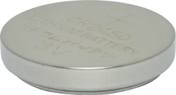 3V CR2450 Lithium Battery These High-Grade Lithium 3V "button batteries" are used in many items ranging from watches, calculators to toys and portable hand-held appliances.