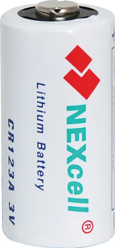 Long life lithium batteries. CR123A type.  