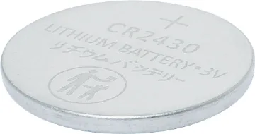 3V CR2430 Lithium Battery These High-Grade Lithium 3V "button batteries" are used in many items ranging from watches, calculators to toys and portable hand-held appliances.