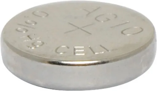 Capacity (mAh):44
Chemistry:Alkaline
Cross Reference:189/ LR54, LR1130
Dimensions (mm):11.6X3.05
Voltage:1.5