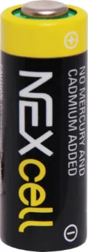 12V Nexcell 23AE Alkaline Battery As used in many car alarm key ring remote controls, remote garage door openers, cigarette lighters etc.