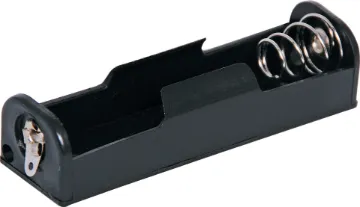 1 X AA Battery Holder Single AA Plastic battery holder.