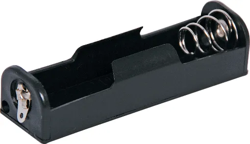 Single AA Plastic battery holder.