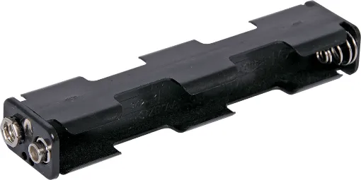 4 x AA Long Plastic battery holder.