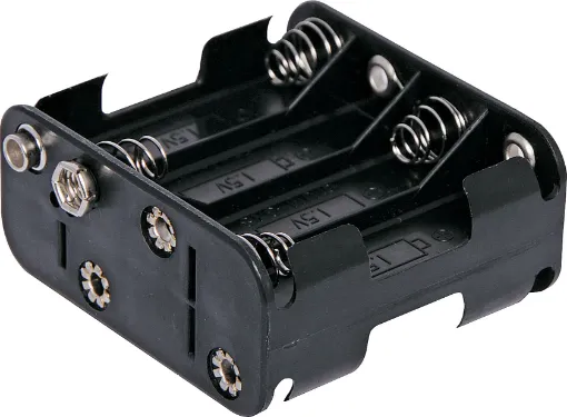 8 x AA Square Plastic battery holder.