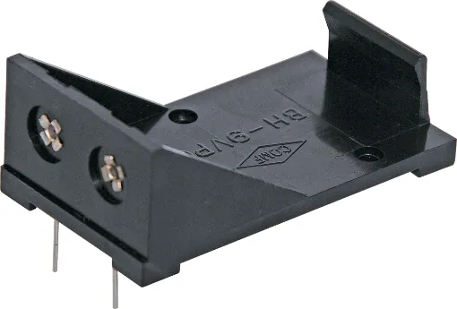 PCB Mount plastic battery holder.