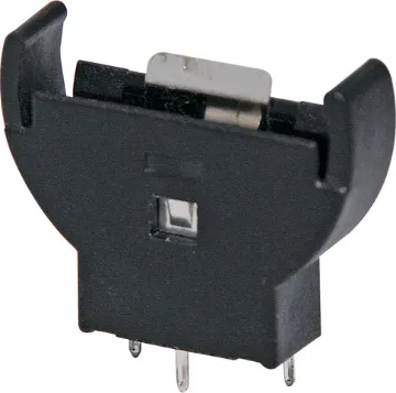 20mm Button Vertical PCB Mount Battery Holder 20mm Button Vertical PCB Mount Battery Holder. Suits 20mm coin cells such as CR2032.