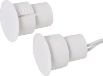Steel Door Flush Mount Magnetic Reed Switch A concealed magnetic reed switch designed for use with metal door frames.