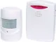 Wireless PIR Chime / Alert System A handy motion activated chime unit for shops to notify staff when customers arrive. 120m range. Requires 3xAAA batteries & 3xC batteries.