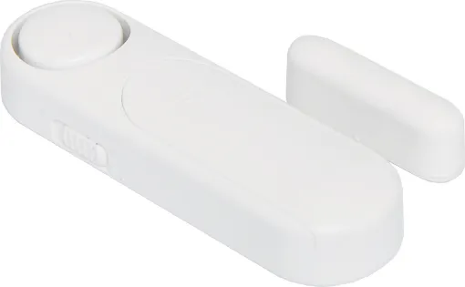 This mini magnetic reed switch senses when a door or window opens and can alert you with either an alarm or chime. This makes it suitable for both security purposes or for notifying you when customers arrive at your business.