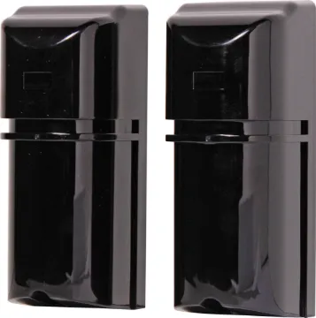 Infrared Photo Electric Sensor A commercial grade, dual beam infrared sensor housed in a water & dust proof housing for alarm/access control integration. Triggers when beam breaks. Dual infra-red beams are used in conjunction with a fresnel lens for reduced false triggering. S