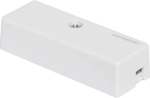This vibration detector is is designed for protection against forced entry by a hammer, saw, crowbar, etc. through walls, ceilings, windows, safes, cabinets, etc. 