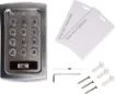 This weatherproof vandal resistant door keypad controller is designed for controlling a door strike in home or business security installations. It combines a digital keypad and proximity EM card reader in one unit. 