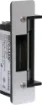 Door strike for controlling building access points. Reversible design suits left or right hand hinged doors. 