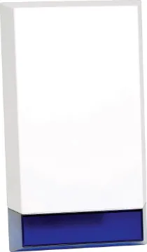 118dB 50W Weatherproof Siren Strobe A high power combination siren and strobe in a single stylish low profile housing. Large facia for placement of security company logo. Separate strobe and siren inputs.