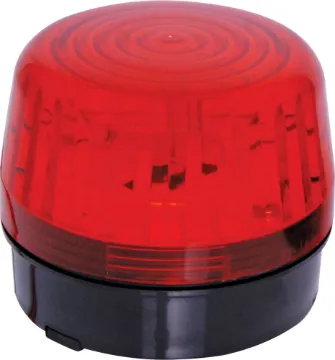 24V DC Red Flashing Strobe 4.7 watt output. Uses Xenon tube for high energy flash.