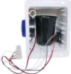 Complete under eave solution with a piezo siren and bluestrobe already built in. just install and connect the wires. Includes a tamper switch.