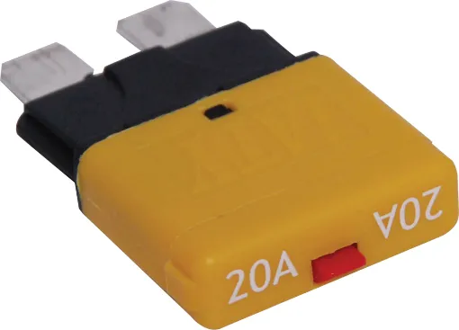 Suits most automotive blade fuse holders. Resettable, 5mm blades.