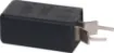 Current Trip Rating: 5 Amp
All specifications at 25&degC
Hold Current: 100% load indefinitely
Trip Current: Within 1 hr @ 175% load
 Within 1 minute @ 200% load
Max. Voltage:  120V AC or 12V DC
Dimensions:  20.6H x 10.5L x 8.7W mm