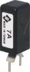 Current Trip Rating:  7 Amp
All specifications at 25&degC
Hold Current: 100% load indefinitely
Trip Current: Within 1 hr @ 175% load
 Within 1 minute @ 200% load
Max. Voltage:  120V AC or 12V DC
Dimensions:  20.6H x 10.5L x 8.7W mm