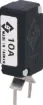 Current Trip Rating: 10 Amp
All specifications at 25&degC
Hold Current: 100% load indefinitely
Trip Current: Within 1 hr @ 175% load
 Within 1 minute @ 200% load
Max. Voltage:  120V AC or 12V DC
Dimensions:  20.6H x 10.5L x 8.7W mm