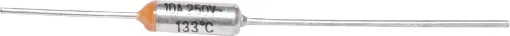 As found in heat-producing appliances such as coffeemakers and hair dryers. Acts as a safety device to disconnect electrical current to the heat source in case of malfunction.
