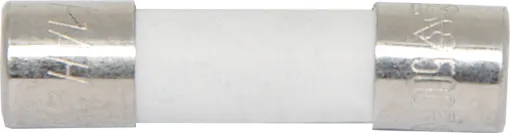 Ceramic fuse. Available in M 205 and 3AG sizes. Used in many appliances. These are sold in singles.