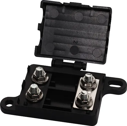 This compact fuse block suits 2 x MIDI type fuses.