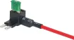 This in-line micro2 blade fuse tap is designed to turn one slot into two, allowing you to add a circuit to your vehicle easily. The max installation rating is up to 10 Amps. 