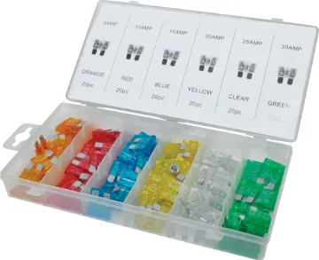 Blade Fuse Pack 120pc Blade 5A, 10A, 15A, 20A, 25A, 30A 20pcs of each.