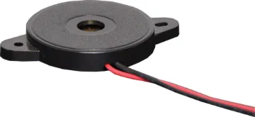 1.5-30V Low Profile Chassis Mount Transducer SPL output:90dB @ 10cm
Supply voltage:1.5 - 30V DC
Current:1.5mA @ 5Vp-p square wave
Frequency:4500Hz ± 500Hz
Dimensions (mm):30 x 5H