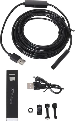 This Inspection Camera Endoscope With Wi-Fi App Control is the ultimate accessory for plumbers, electricians and mechanics.
