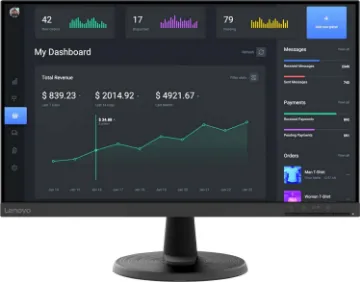 Lenovo C24-40 23.8 Inch FHD 75 Hz Monitor Power through work, games and more with the Lenovo C24-40 Monitor. The 23.8-inch 3-side NearEdgeless VA panel readily engages you with rich onscreen content and its wide 178°/178° viewing angle lets you experience consistent imagery from any perspective.
