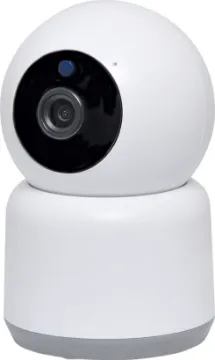 Smart Wi-Fi Pan/Tilt + Digital Zoom Indoor Camera Get the full picture of any space in your home with this 1080p wi-fi camera. Features pan & tilt ( horizontal 355° & vertical 100°) with intelligent motion tracking of moving people & pets.