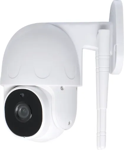 This 1080p outdoor camera offers clear audio and video for wireless surveillance. It sends notifications direct to your phone using the Tuya SmartLife app where you can review recorded clips and view live streams. 