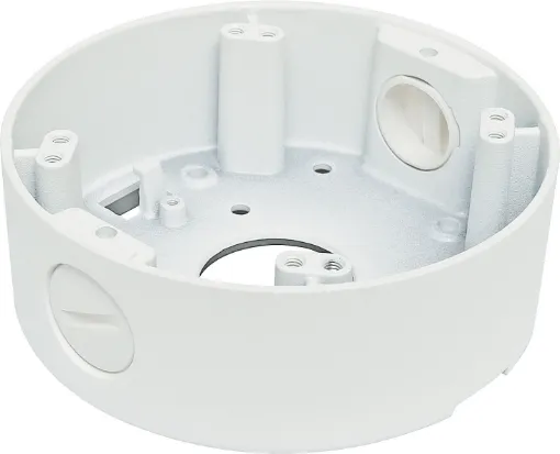 Allows a dome camera to be surface mounted onto a concrete ceiling. Housing allows cables to be routed through it with electrical conduit entries on both sides. Two models available, one to suit small 94&Oslashmm domes and the other to suit larger 120&Oslashmm dome cameras. Note: camera for illustration purposes. Not suitable for SA9123F &amp S 980