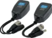 Transmits power and video signals down a single run of Cat 5e cable (max 300m long). Ideal for using existing cabling for security purposes, or to cut down installation costs (compared to coaxial cabling). 